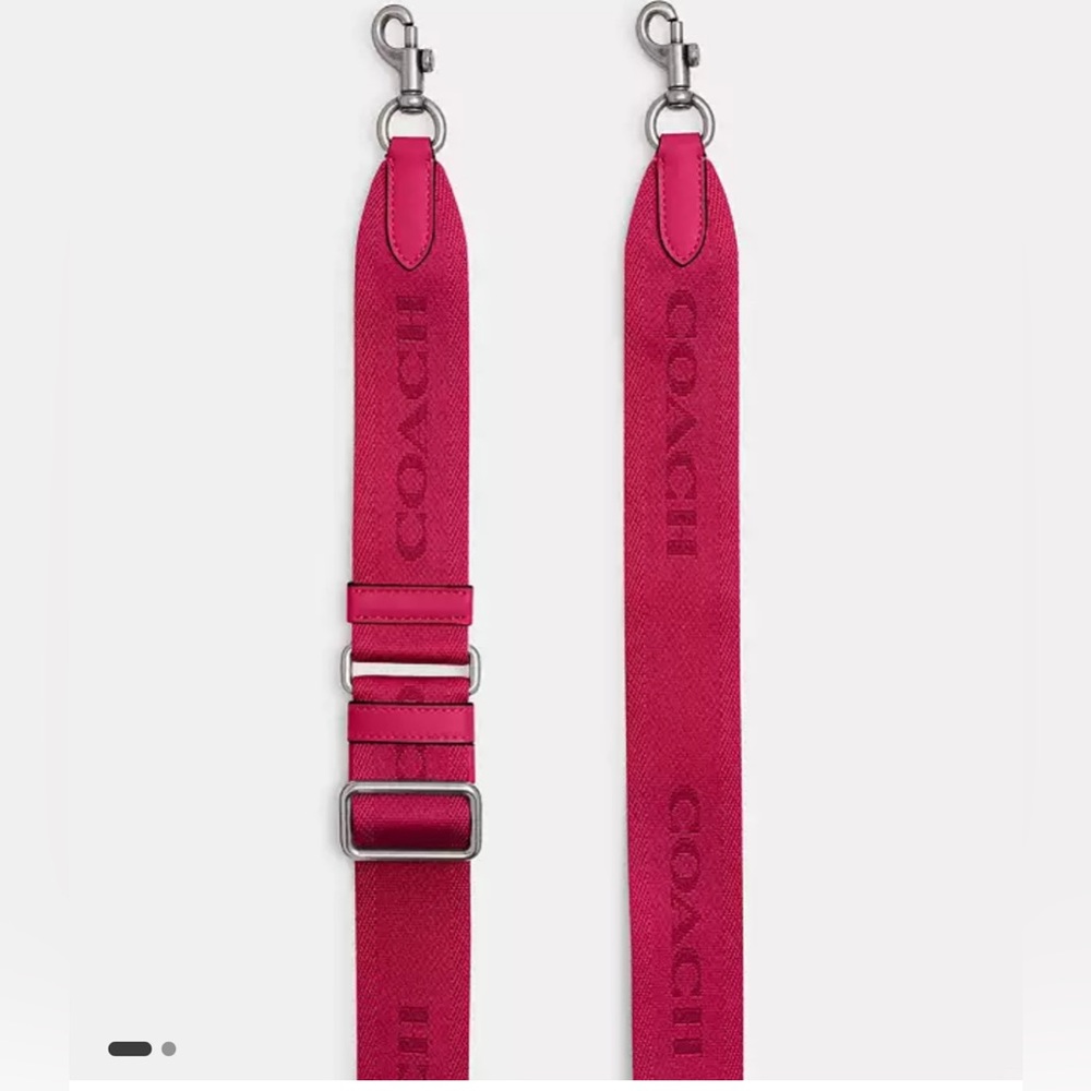 Coach Tonal Signature Webbing Strap